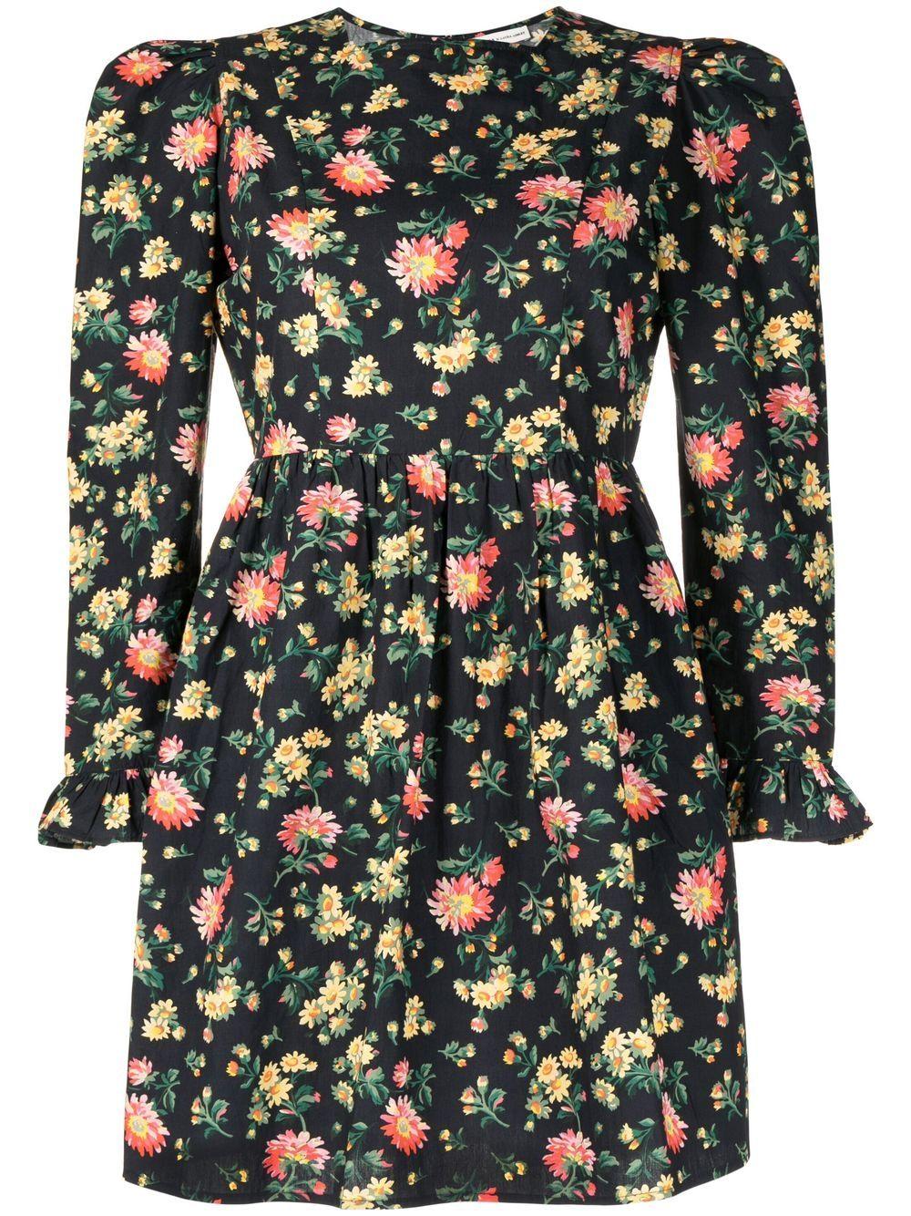 BATSHEVA X Laura Ashley Floralprint Dress in Green Lyst