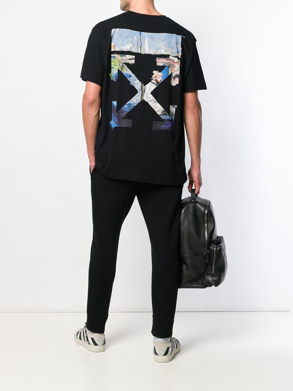 off white arrow print t shirt