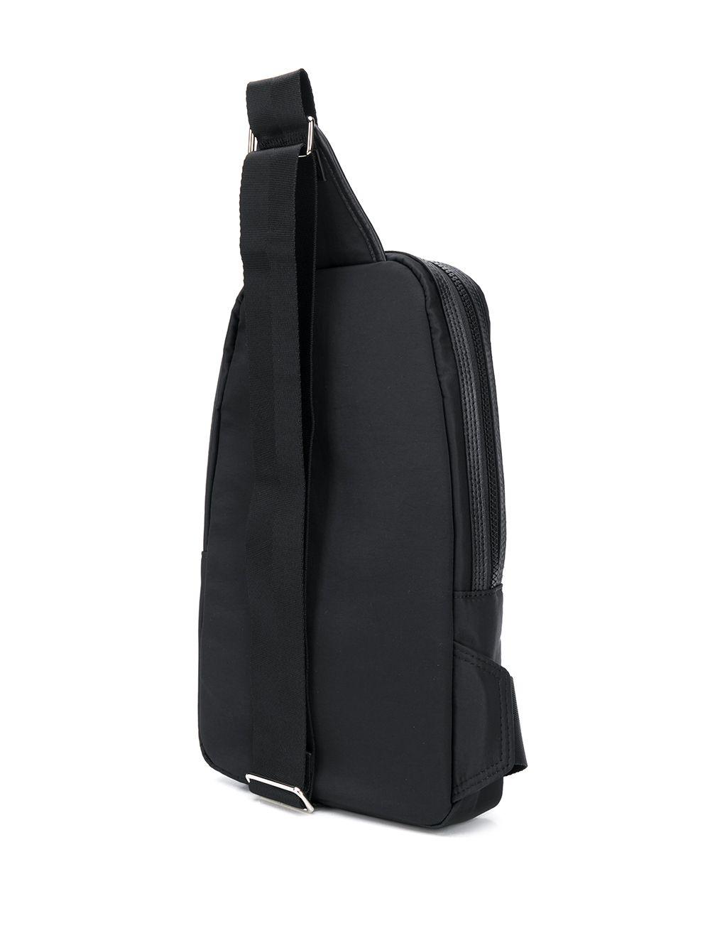 KENZO Synthetic Paris Logo One Shoulder Backpack in Black for Men 