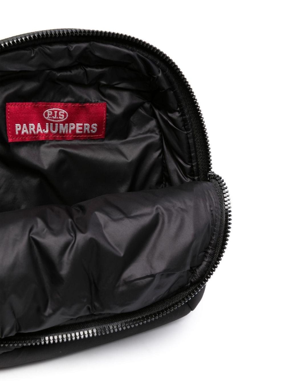 Parajumpers Logo-patch Padded Messenger Bag in Black | Lyst