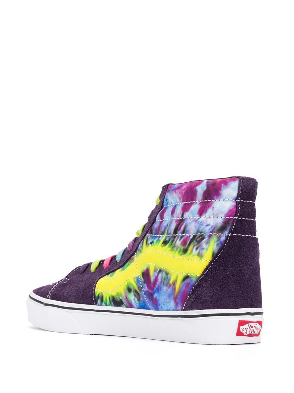 purple van high tops