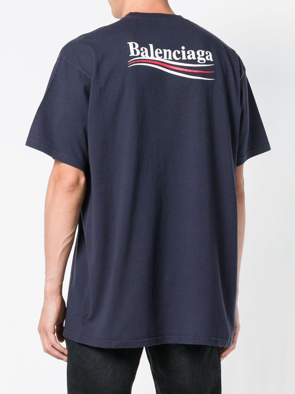Balenciaga Oversized Logo-print Cotton 