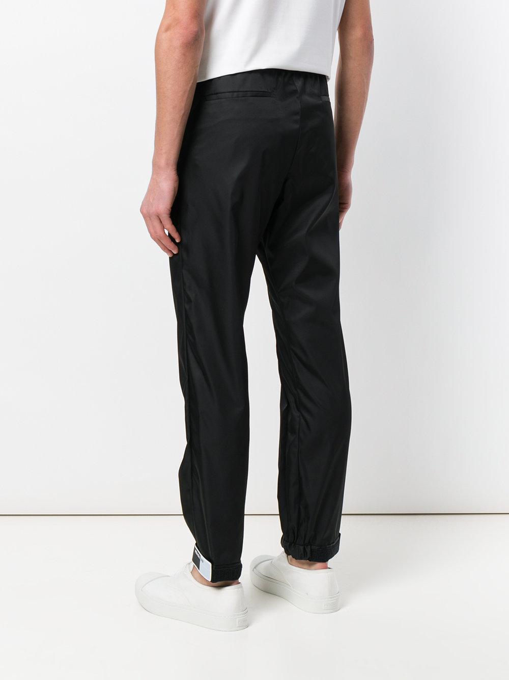 Prada Rubber Brand Patch Track Trousers 