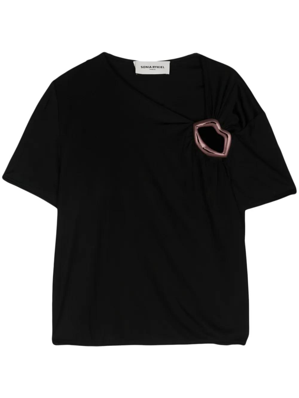 SONIA RYKIEL ENFANT t-shirt à Strass | Noir | MA