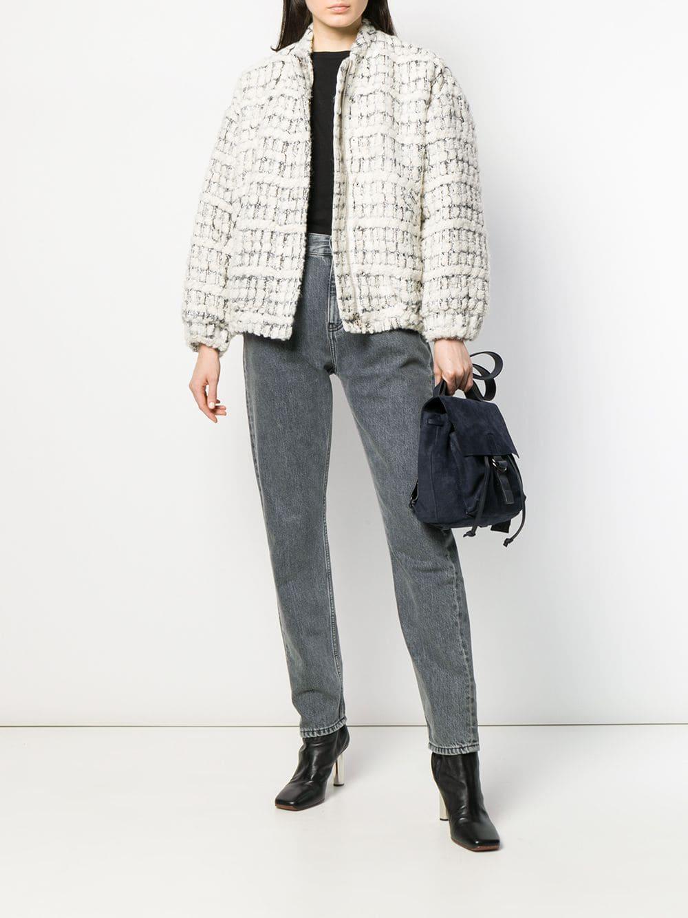 IRO Tweed Bomber Jacket | Lyst