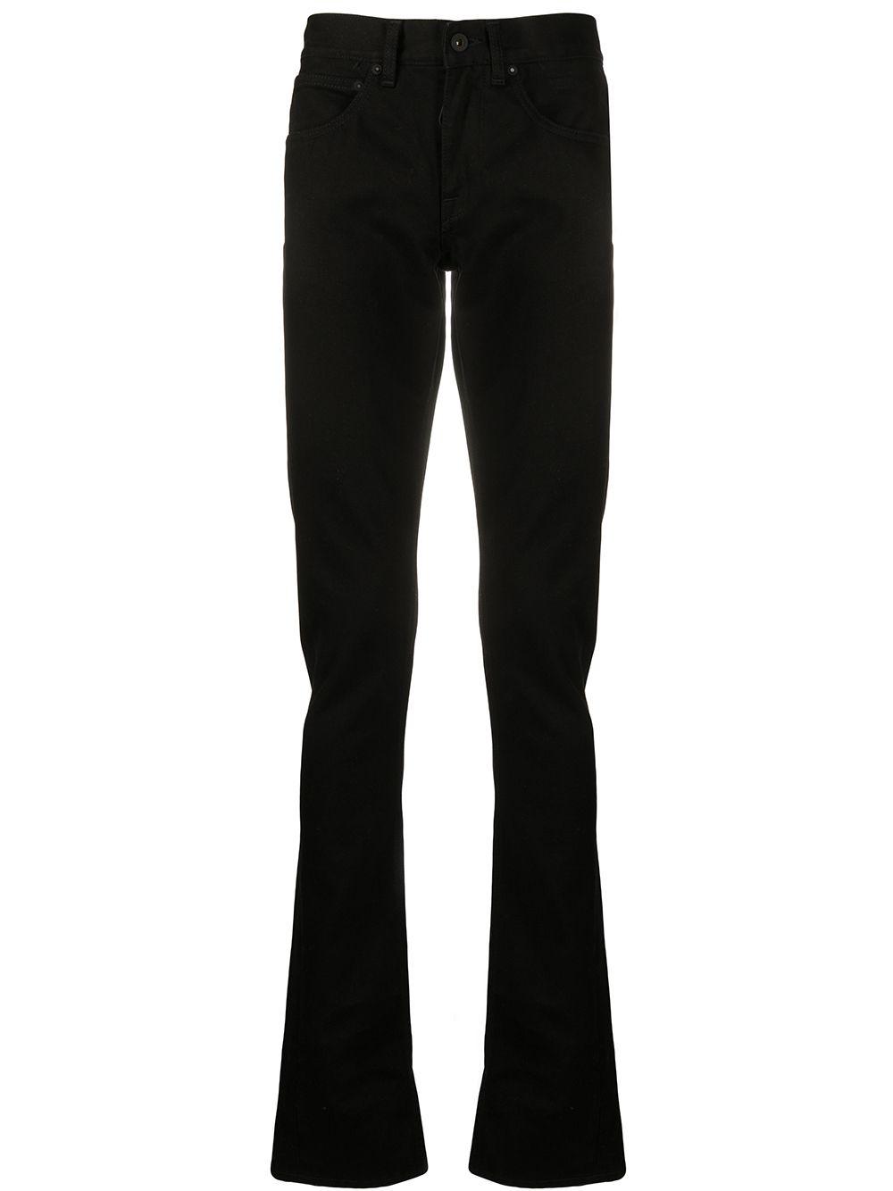 Off-White c/o Virgil Abloh Denim Diagonals Flared-style Jeans in Black ...