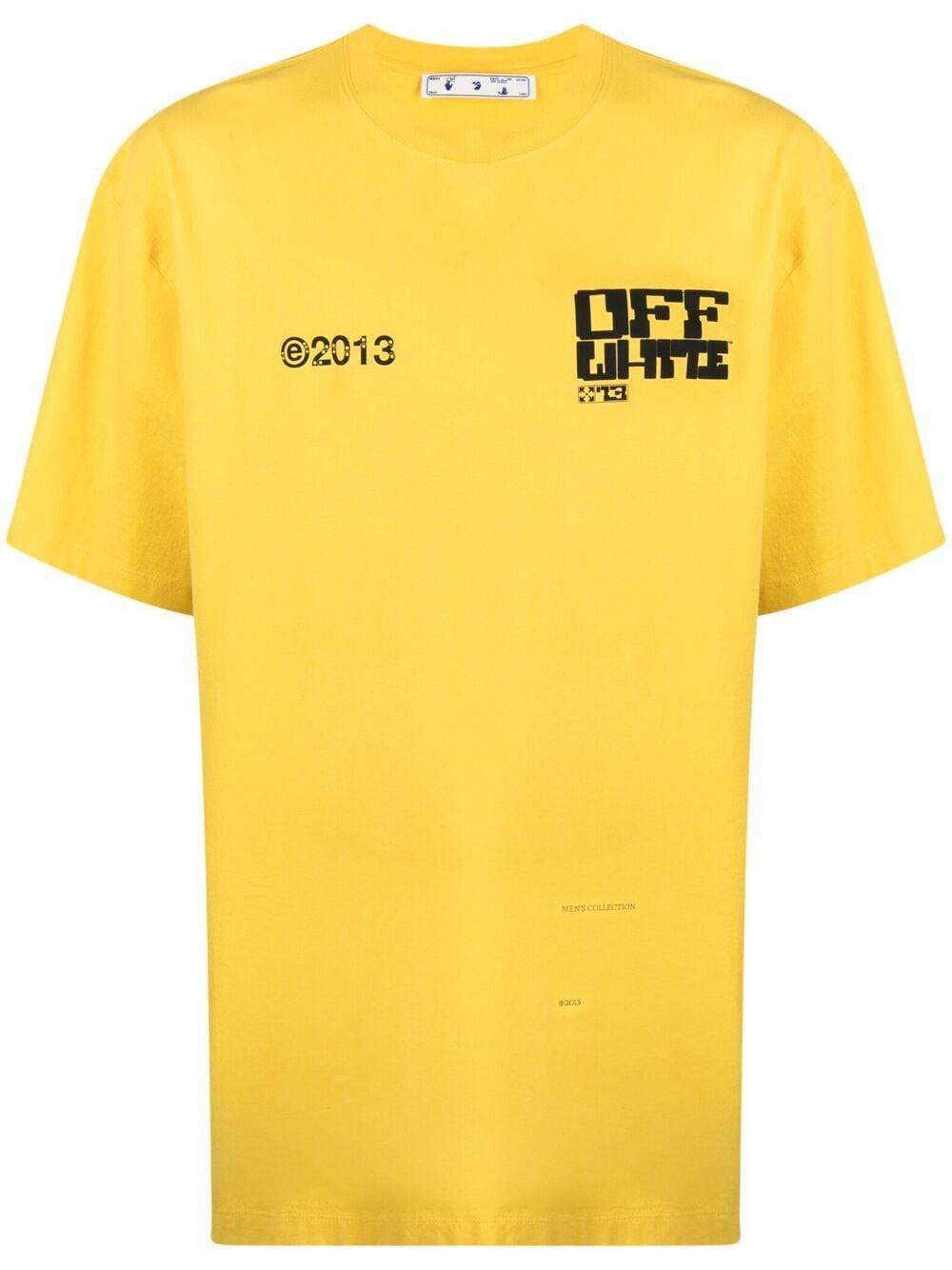 Off-White c/o Virgil Abloh Tech Marker Arrows T-shirt in Yellow for Men |  Lyst