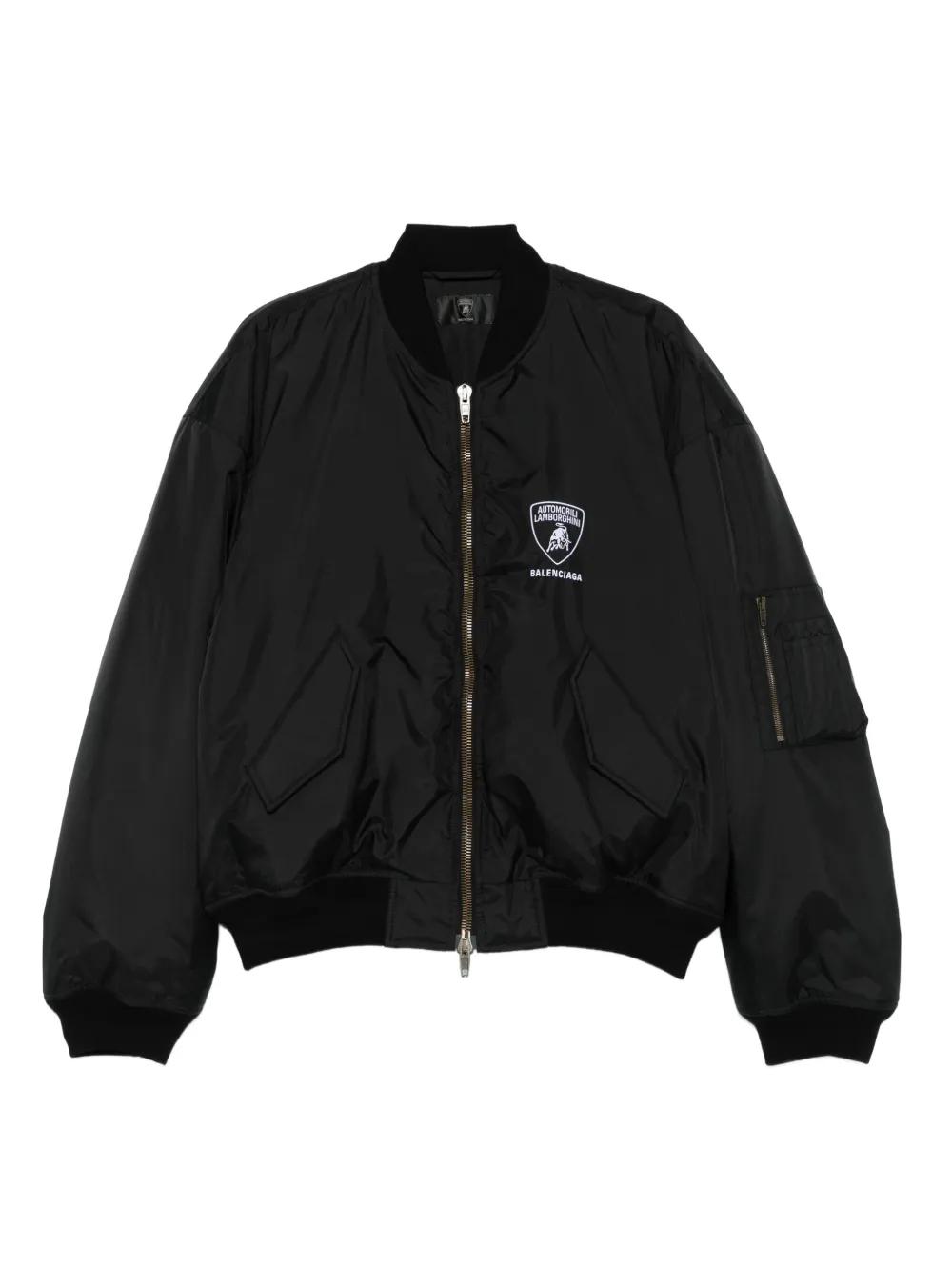 【BALENCIAGA】ジップアップ レーサージャケット☆SALE中 Balenciaga FW23 Deconstructed Zip Up Jacket 'Black Soft