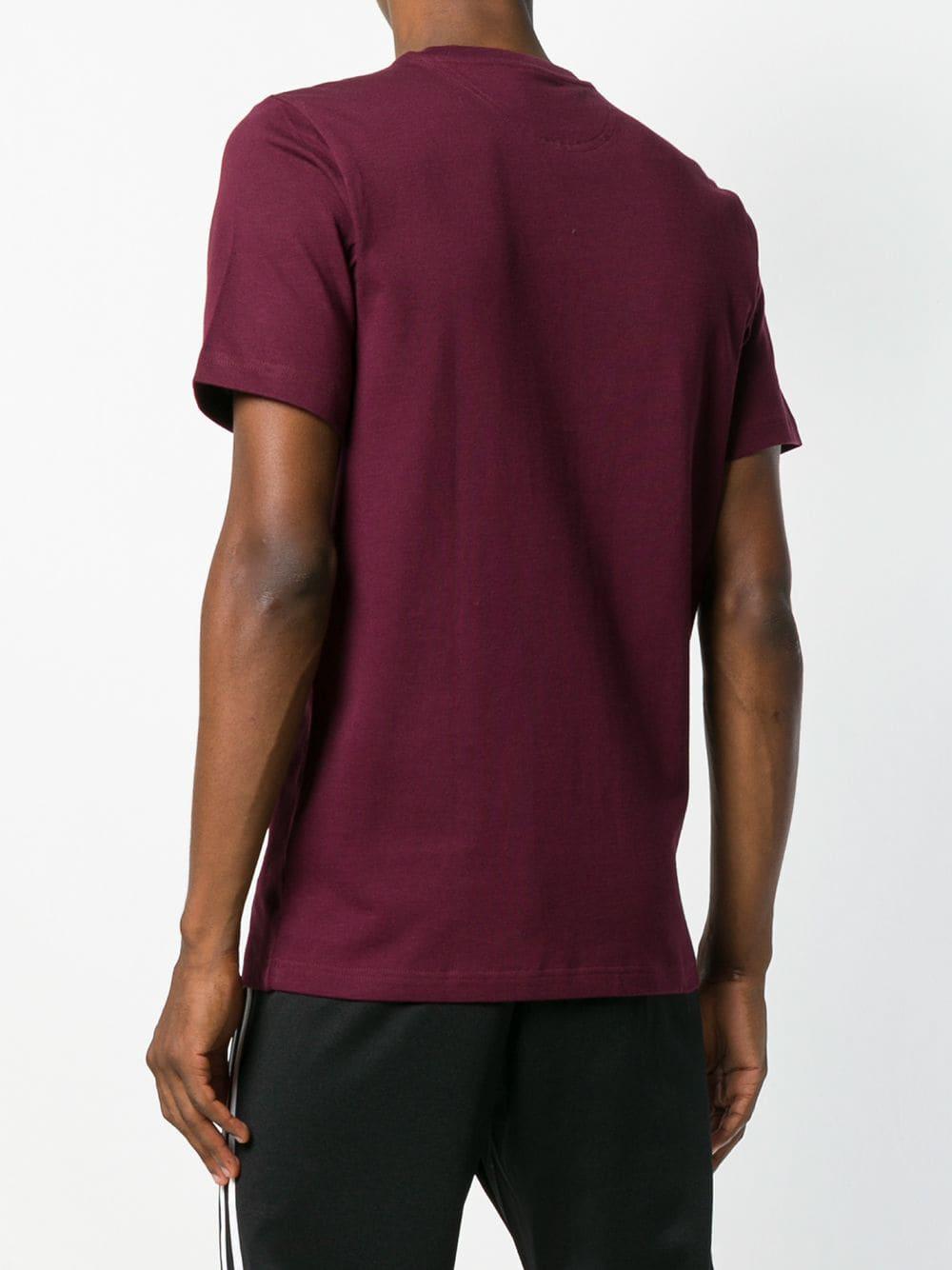 adidas outline t-shirt burgundy adidas outline t-shirt burgundy