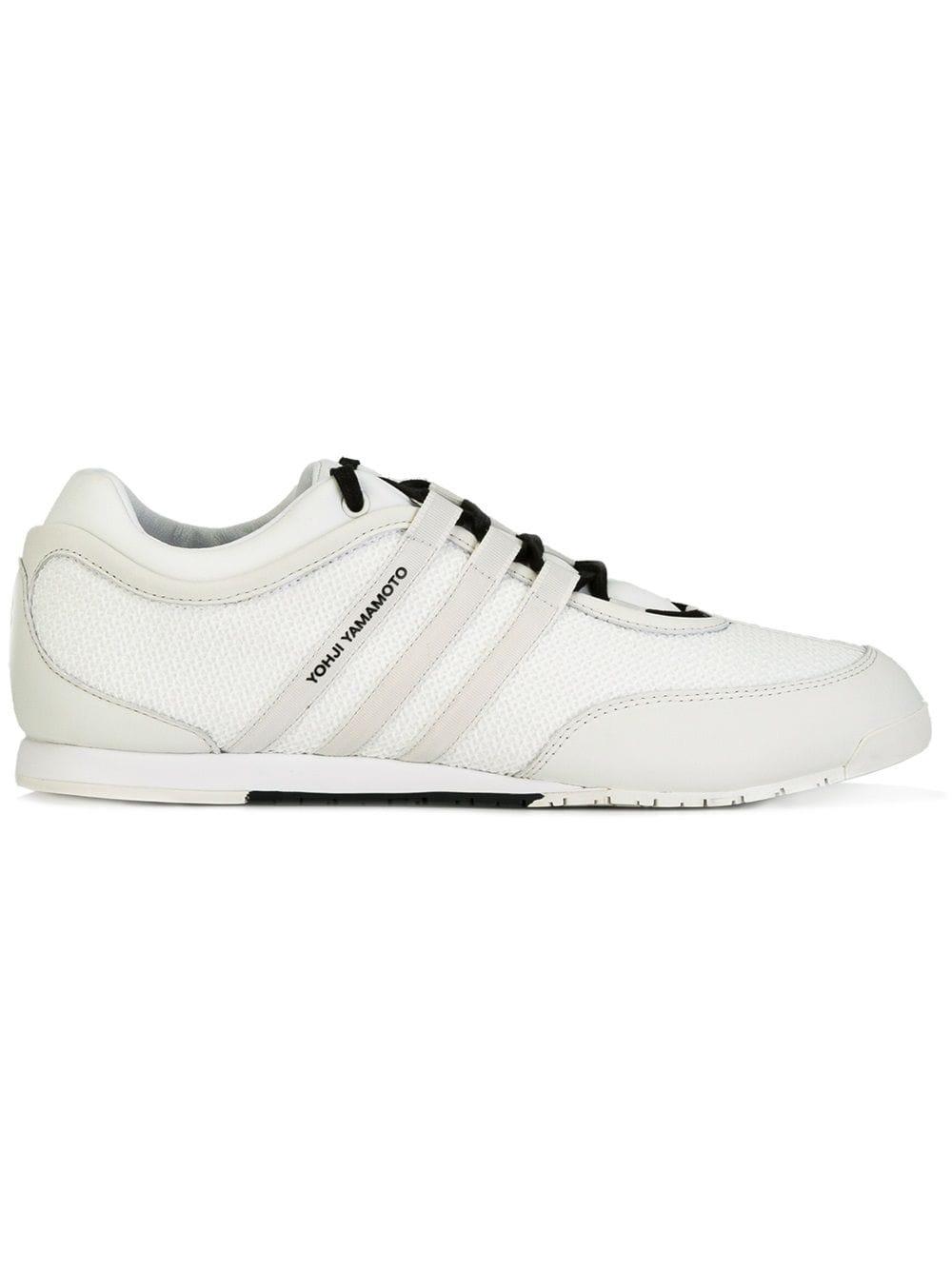 Y-3 Leather Boxing Sneakers in White for Men - Lyst