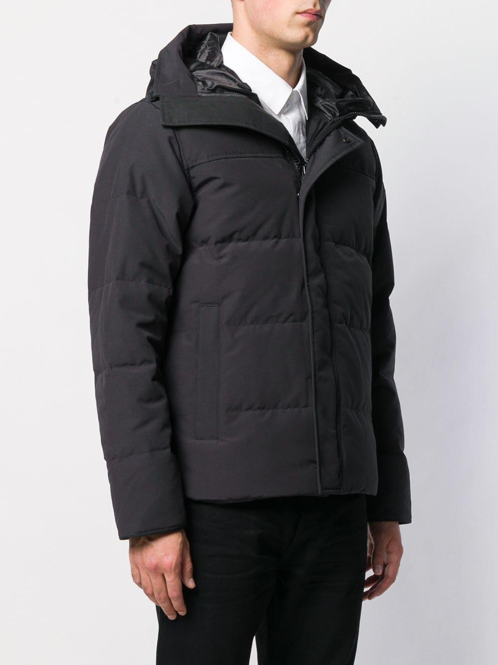Canada Goose Goose Hooded Puffer Coat in Blue for Men Lyst