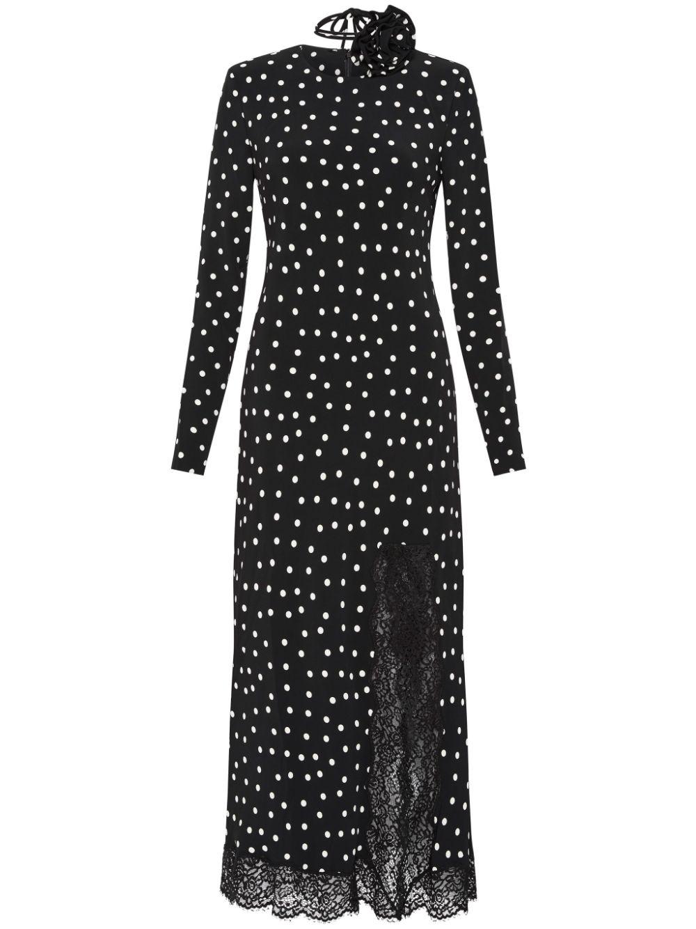 ◆関税込◆【REBECCA VALLANCEC】Ethel polka-dot bustier dress REBECCA VALLANCE Ethel Polka-Dot Bustier Dress in Black