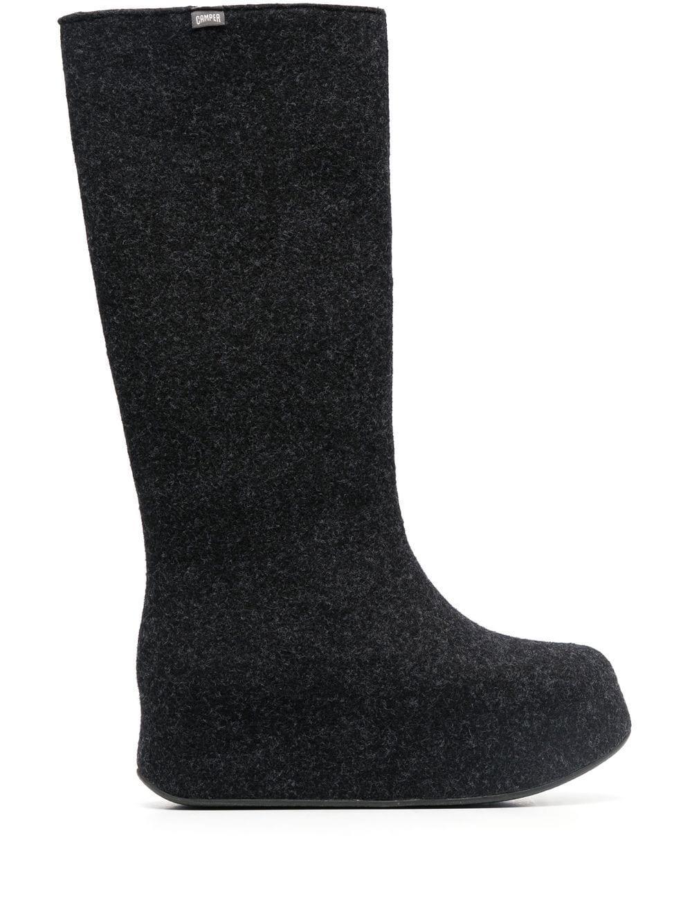 Camper X Ottolinger Kneelength Boots in Black Lyst