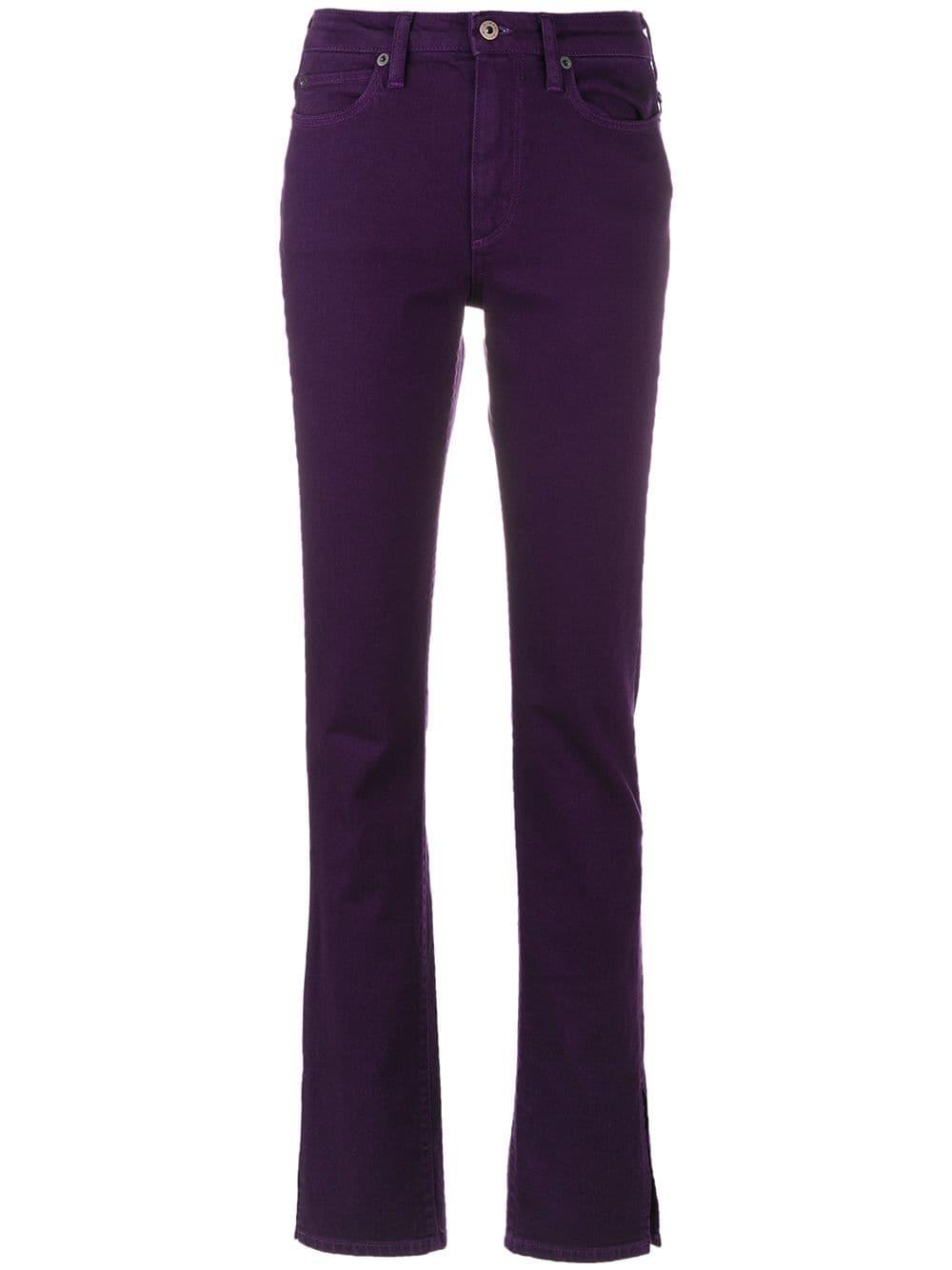 Simon Miller Denim Bootcut Jeans in Pink & Purple (Purple) - Lyst