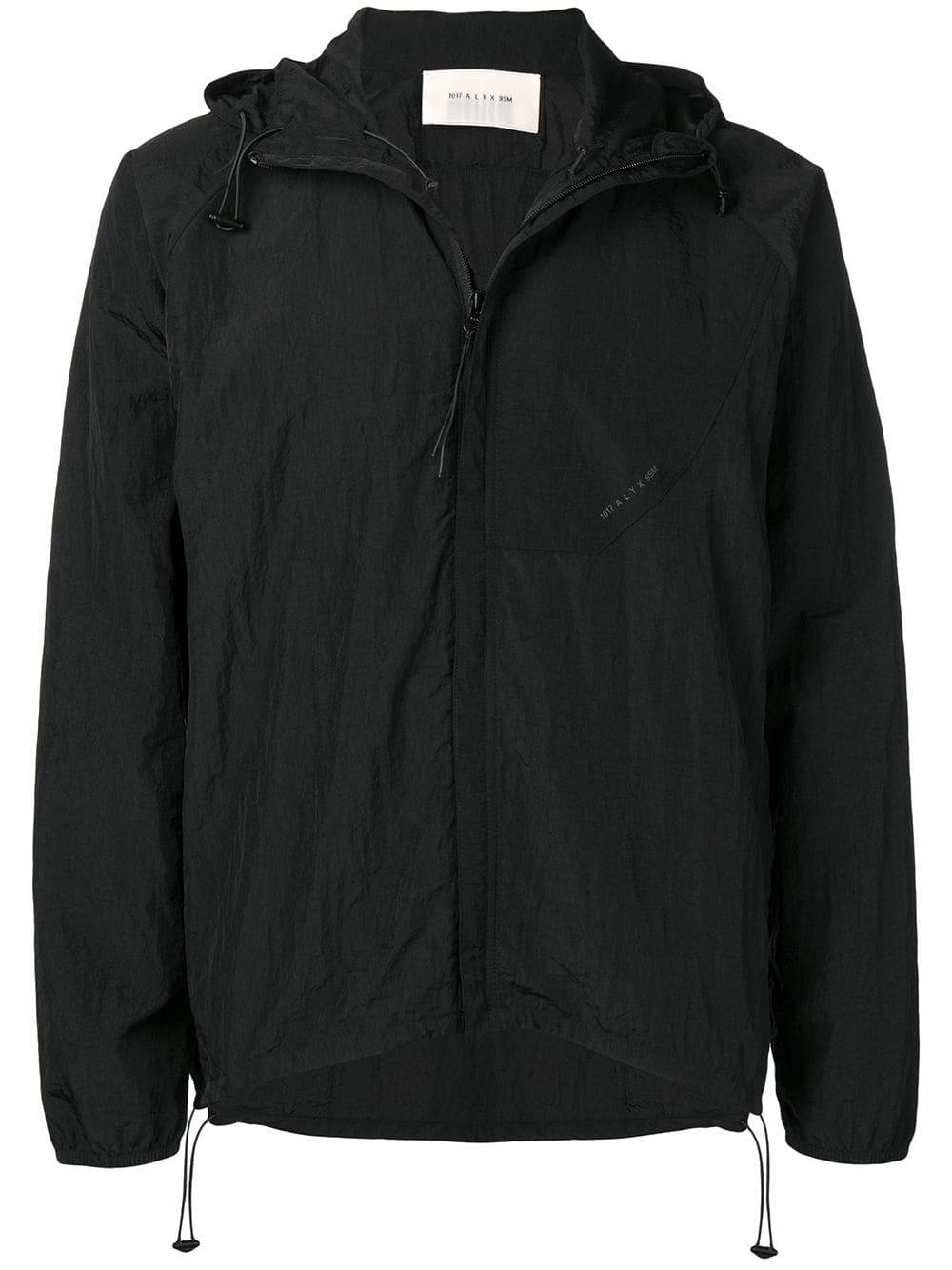 1017 ALYX 9SM Hooded Lightweight Jacket in Black for Men - Lyst