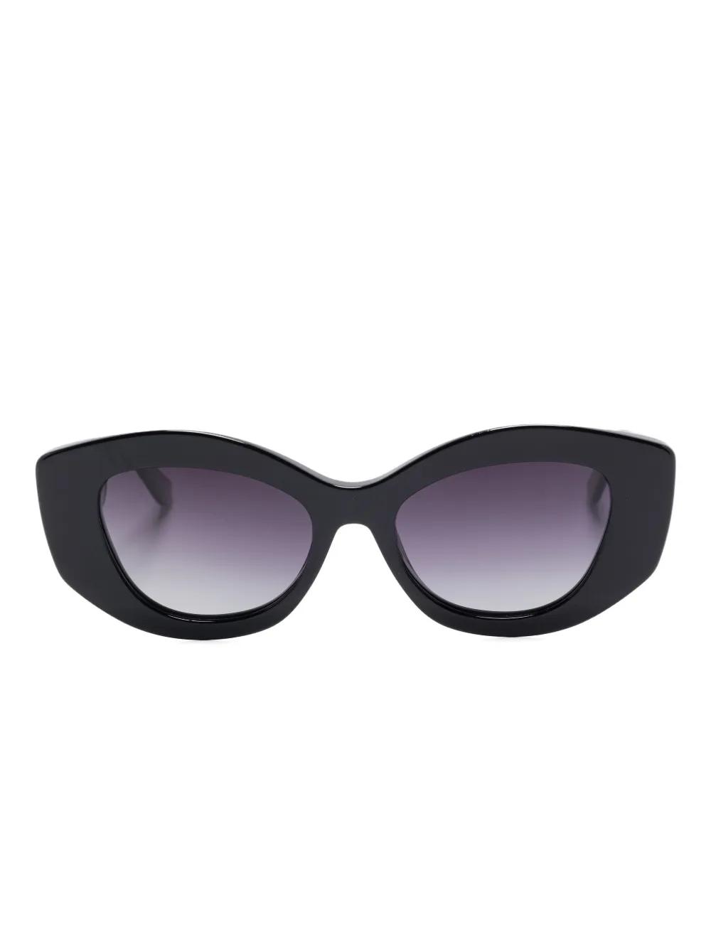 関税込 ANINE BING アニンビン レクタングル サングラス 黒 Anine Bing Indio Sunglasses - Black pour Femme