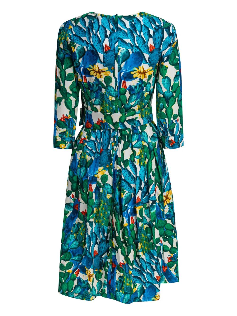 ワンピース SAMANTHA SUNG SS25 Dresses (RACHEL CACTUS WHITE AQUA) Samantha Sung Aqua Lemon Dress – Atlantic Nantucket