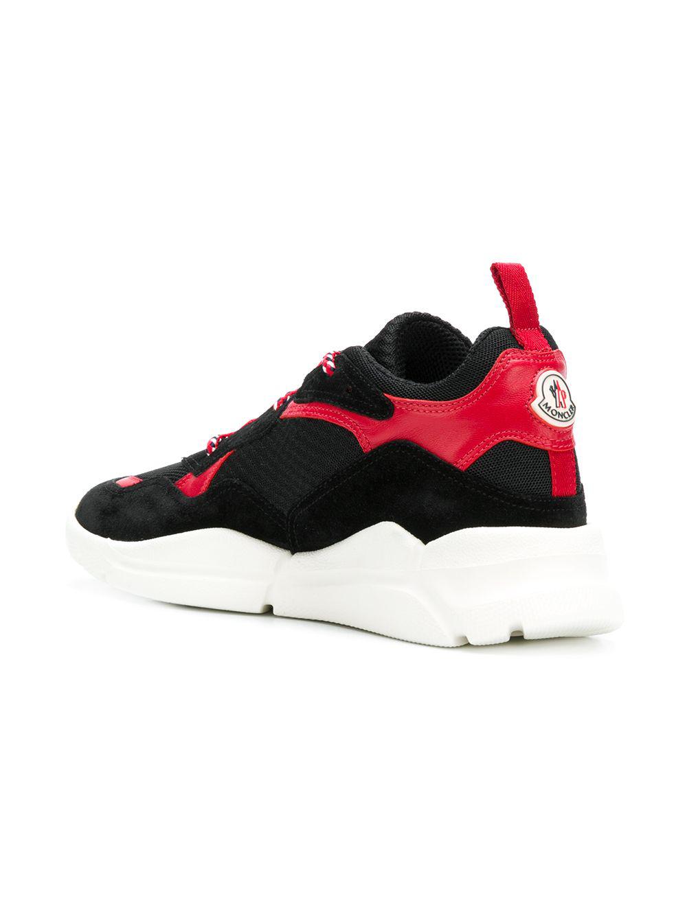 moncler suede mesh runner