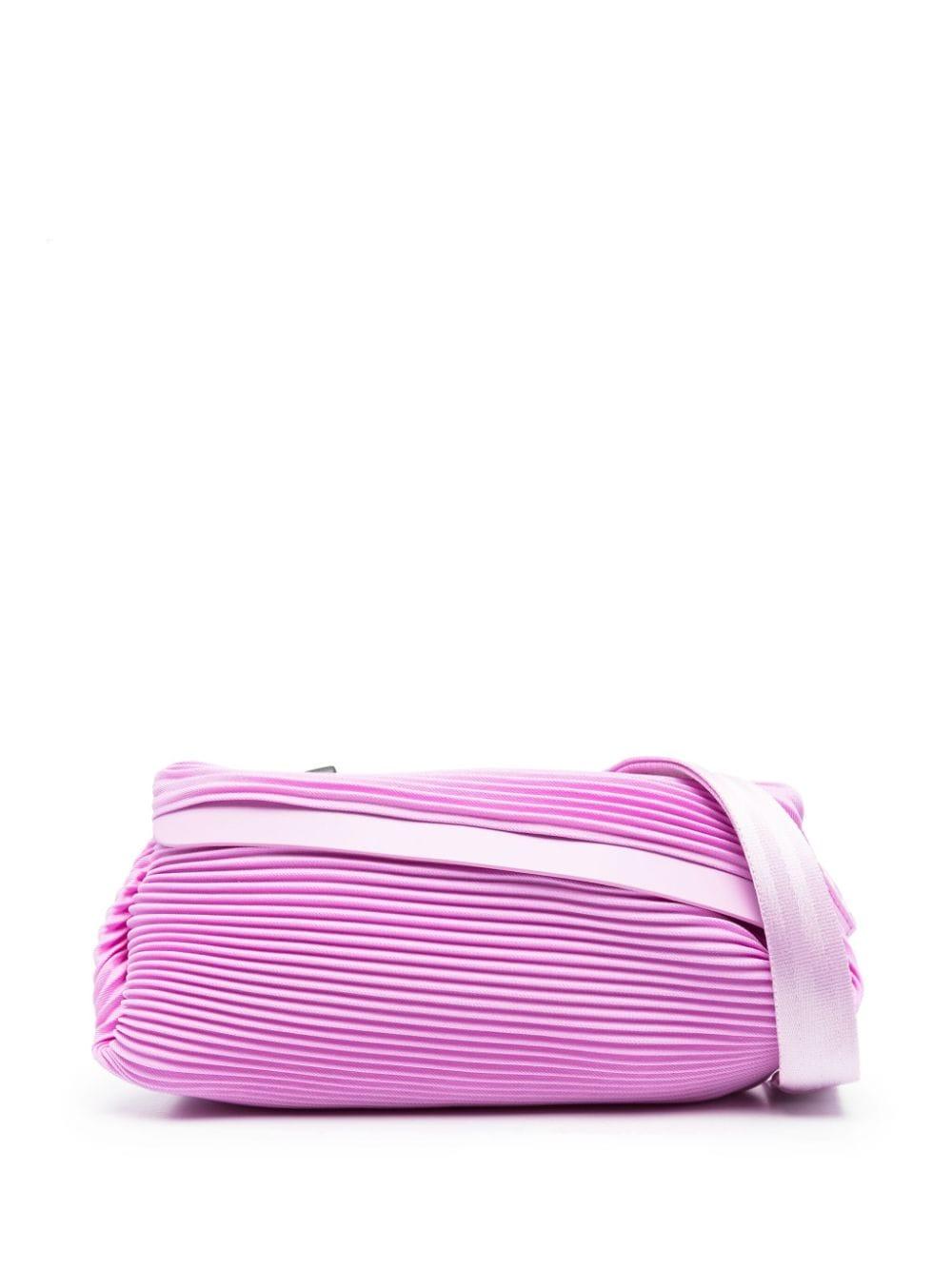 Pleats Please Issey Miyake Bias Pleated Waist Bag in Pink | Lyst