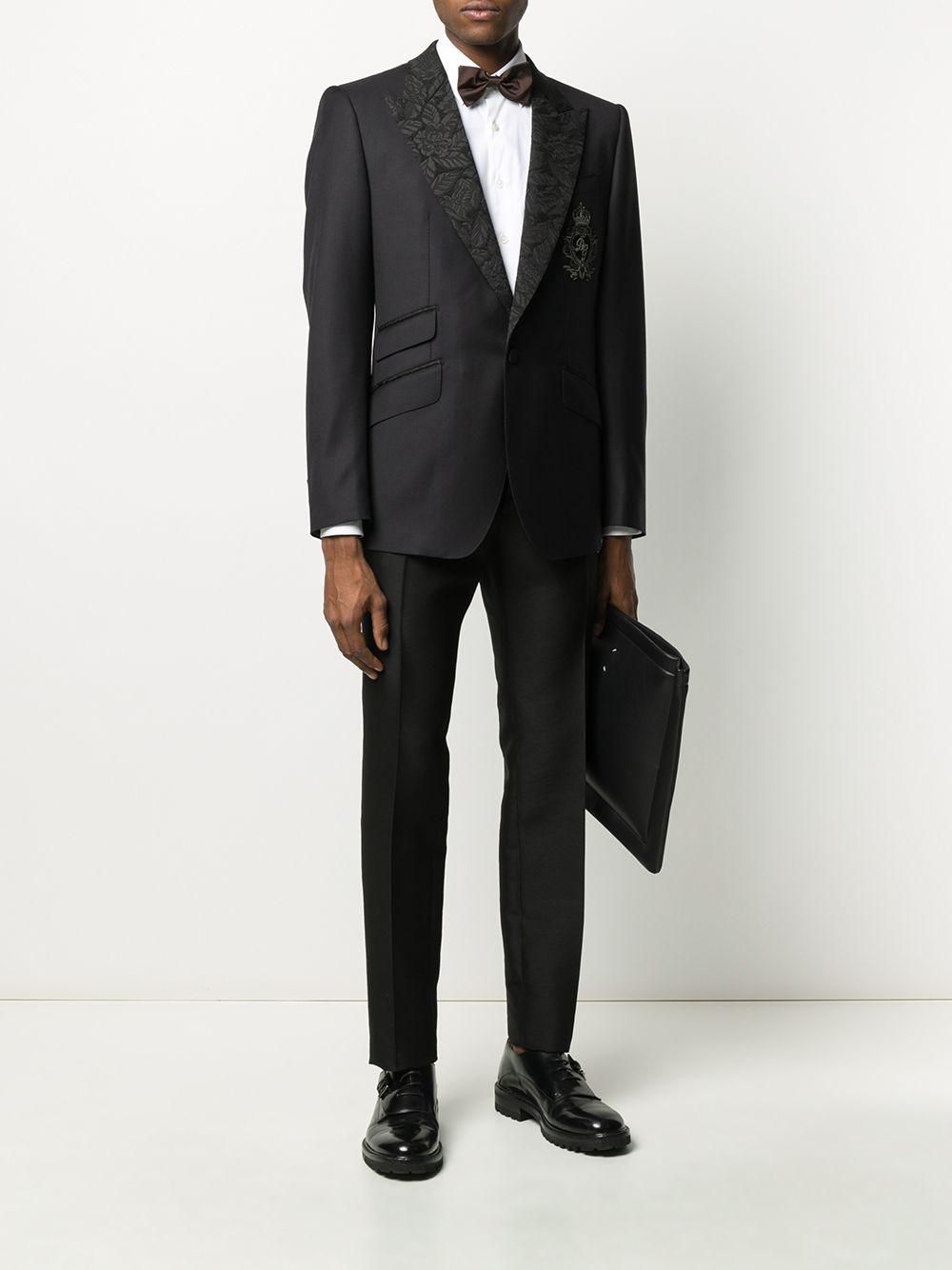 Dolce & Gabbana Dna Sicily Tuxedo Blazer in Black for Men - Lyst
