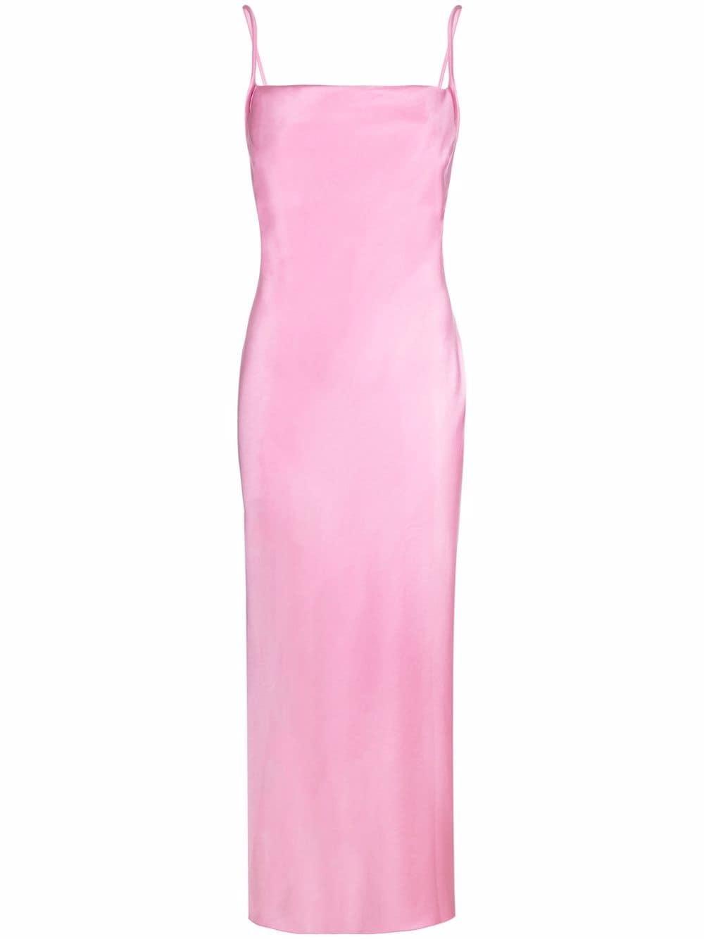 Nanushka open-back mini wrap dress - Green