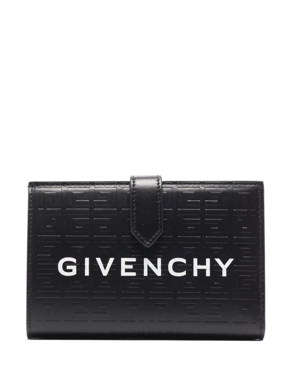 Givenchy G Cut 4g Leather Bifold Wallet in Black | Lyst
