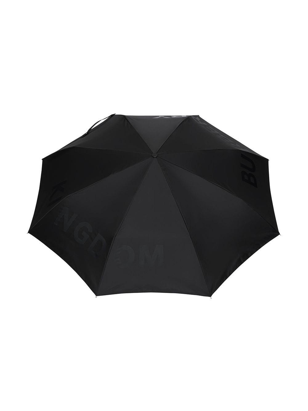 black burberry umbrella
