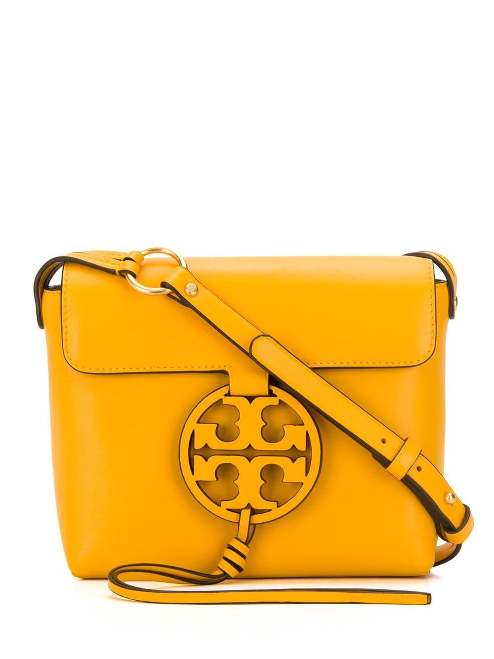 Tory Burch Leather Miller Crossbody Bag in Yellow Lyst