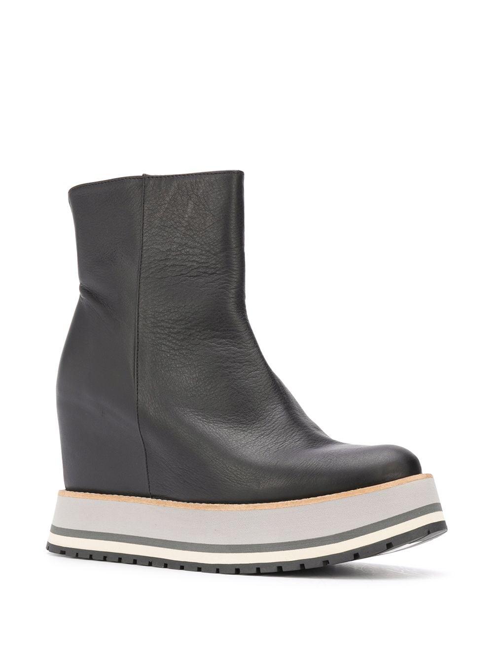 Paloma Barceló Arles Wedge Ankle Boots in Black | Lyst