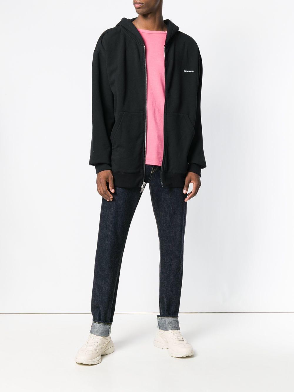 CALVIN KLEIN 205W39NYC Cotton 205 W39 Nyc Zipper Hoodie in Black for