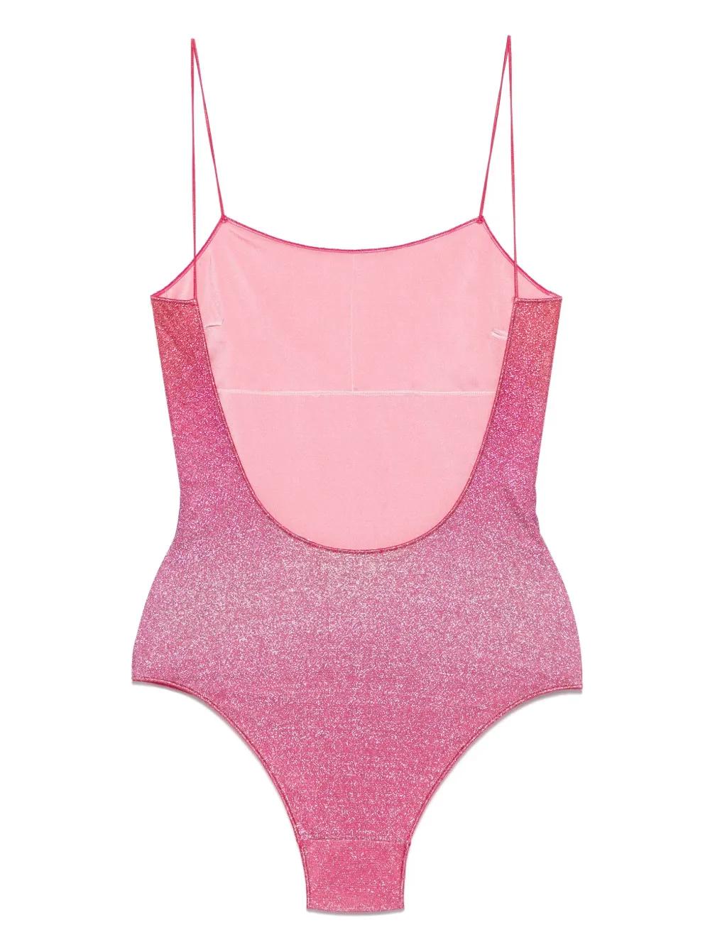 ワンピース水着 Oseree LUMIERE PRINTED LUREX SHADE MAILLOT (LPIS250 SUNSET) OSÉREE Lumière stretch-Lurex swimsuit | NET-A-PORTER