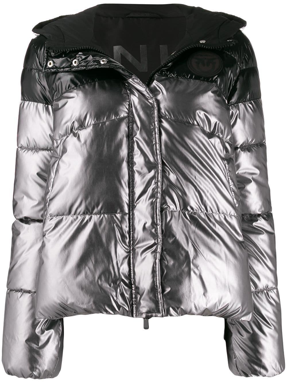 pinko silver jacket