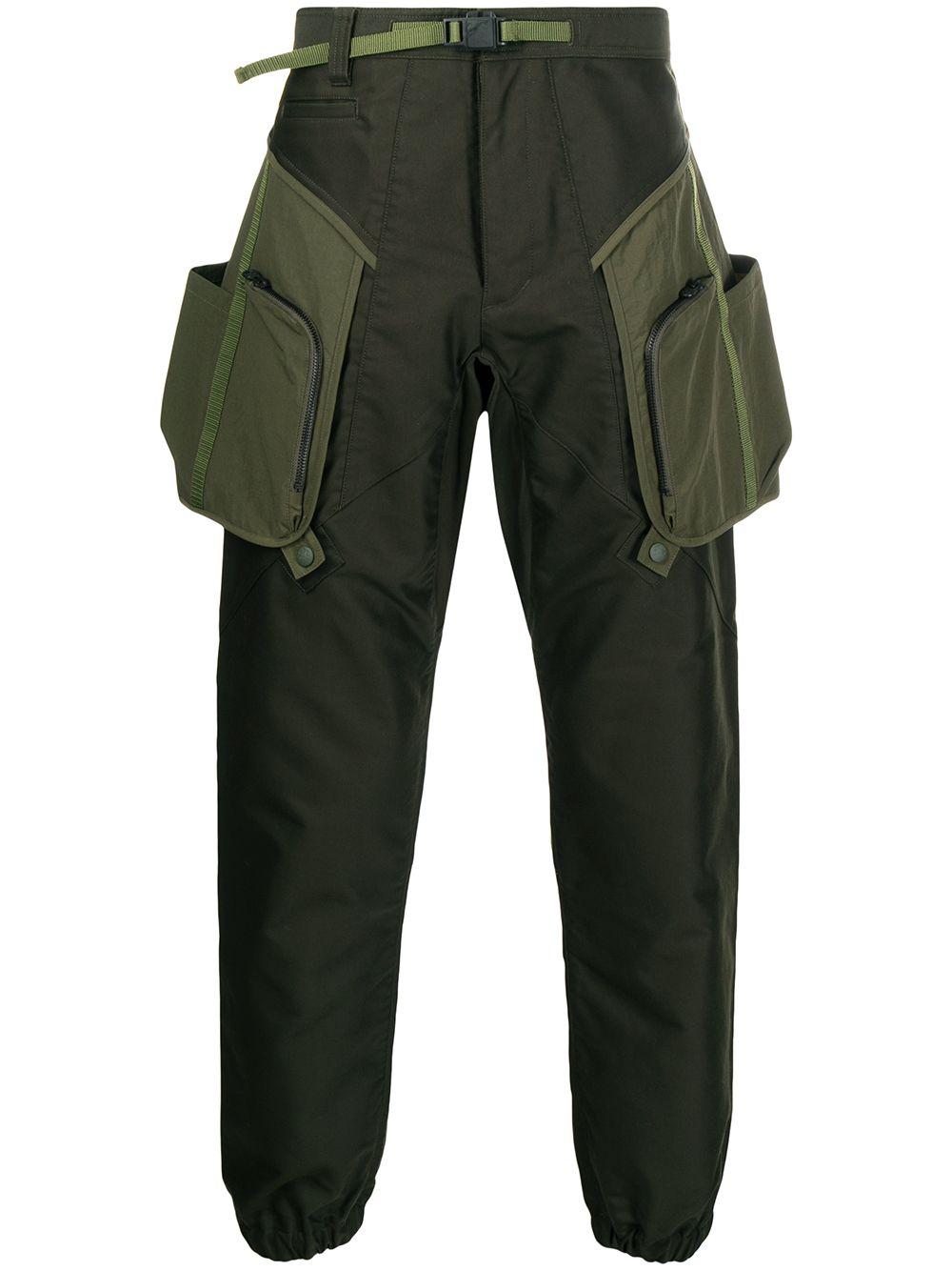 belted cargo trousers