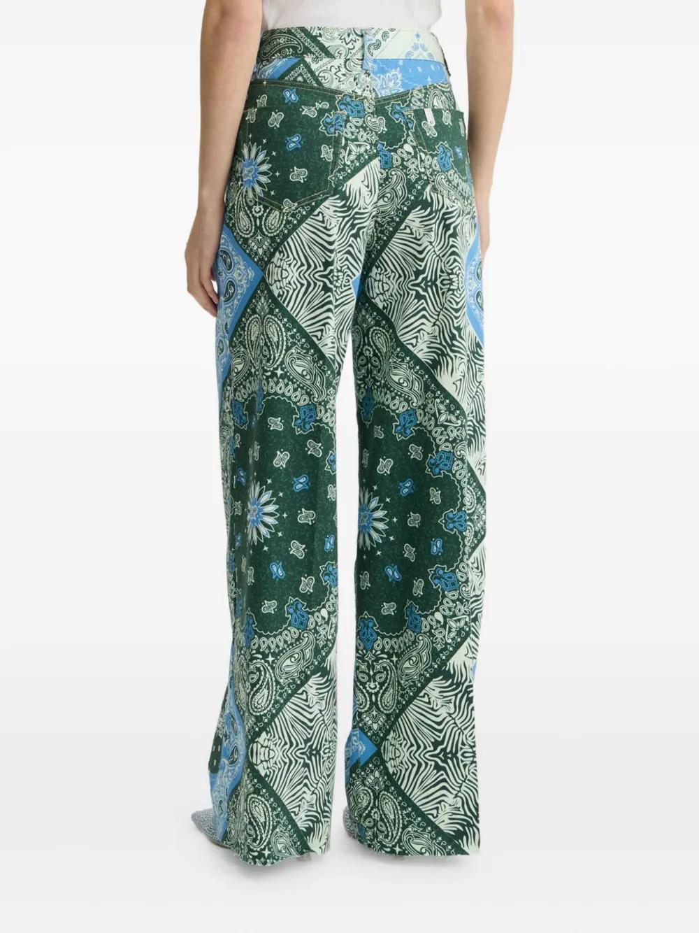 パンツ LIU JO PRINTED PANTS Liu Jo Printed Trousers in Blue | Lyst