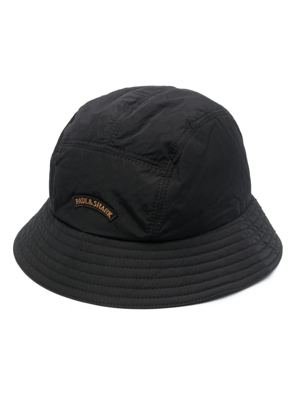 Paul & Shark Logopatch Panelled Bucket Hat in Black for Men Lyst UK