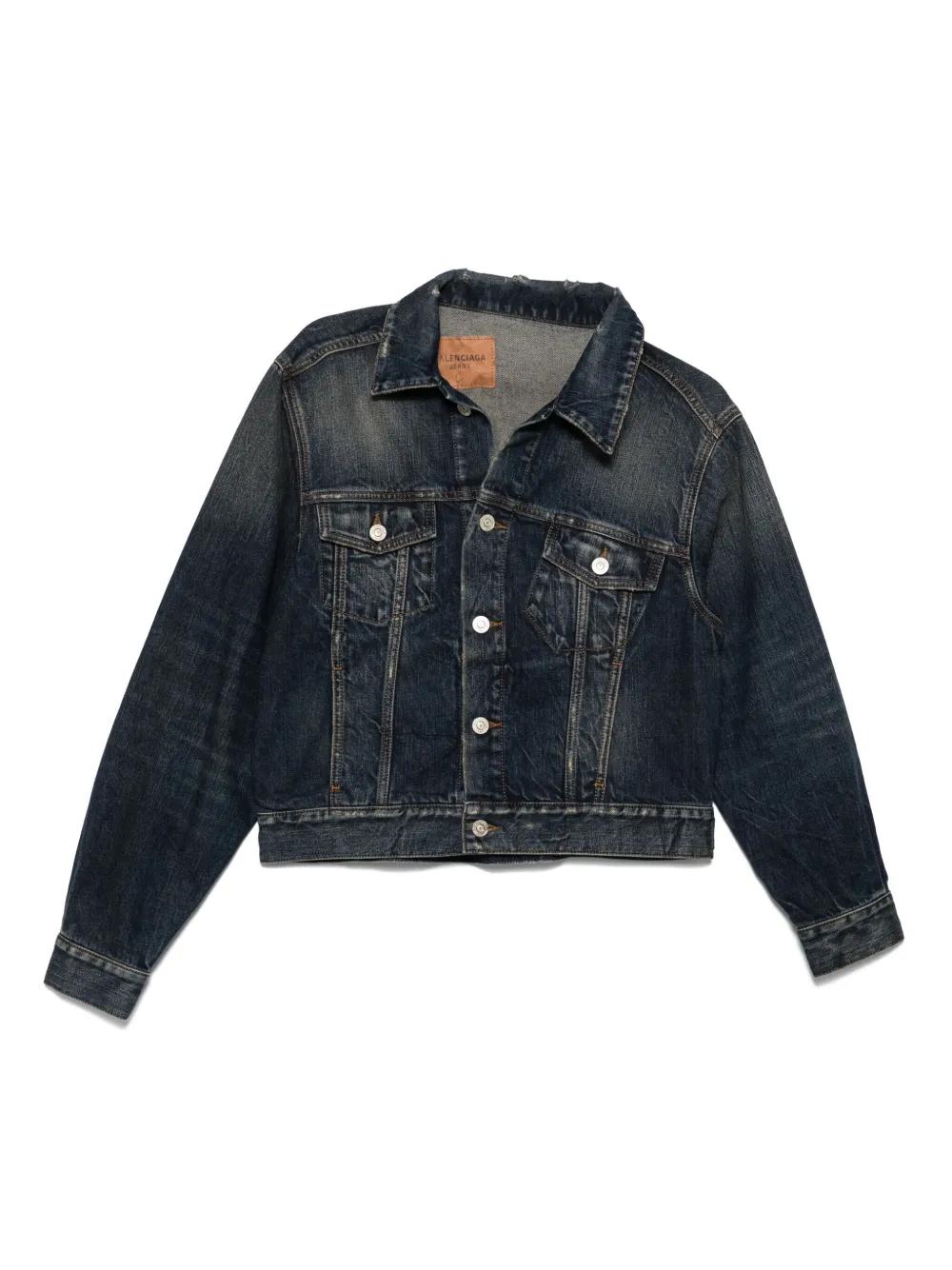 Balenciaga Jean and denim jackets for Women | Online Sale up