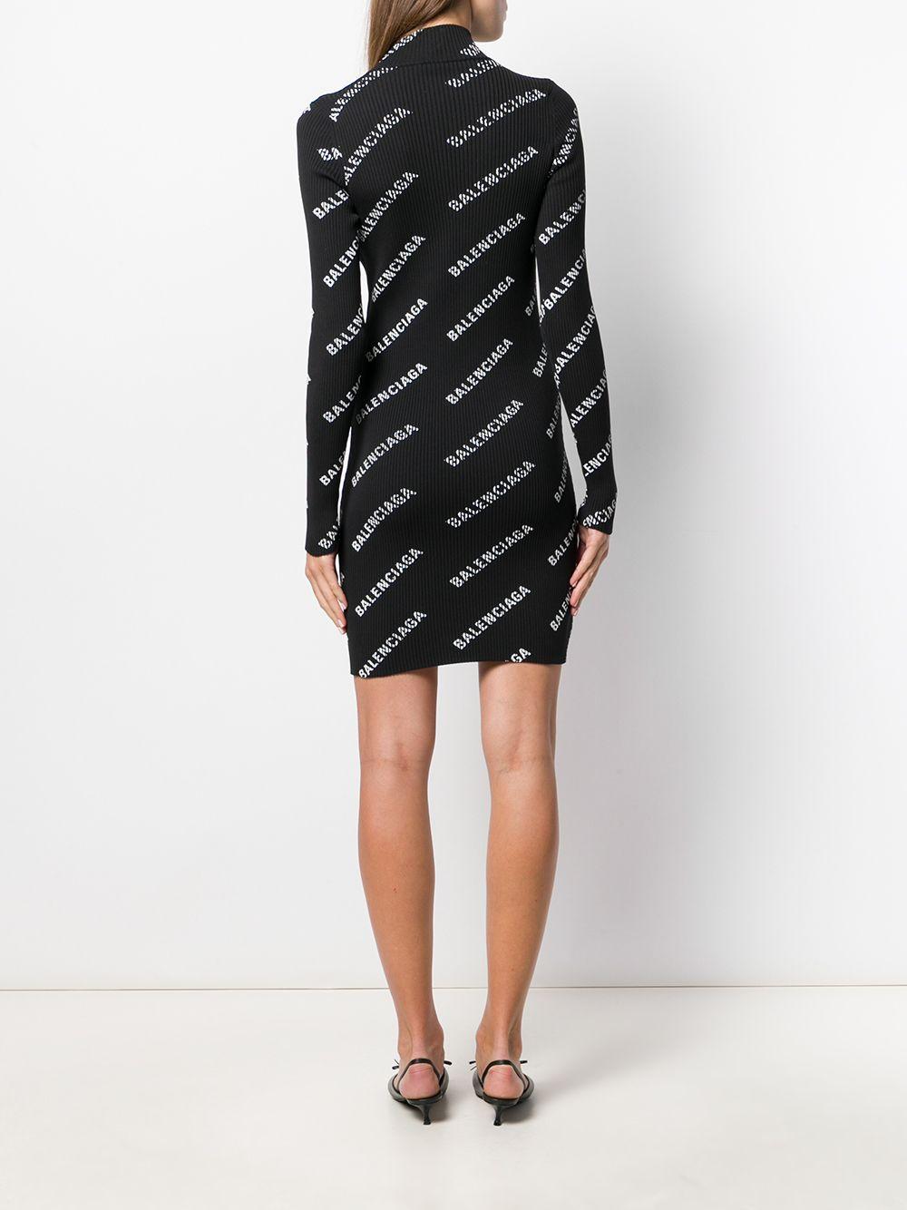 スカート BALENCIAGA Minidress Draped asymmetric jersey minidress in blue - Balenciaga