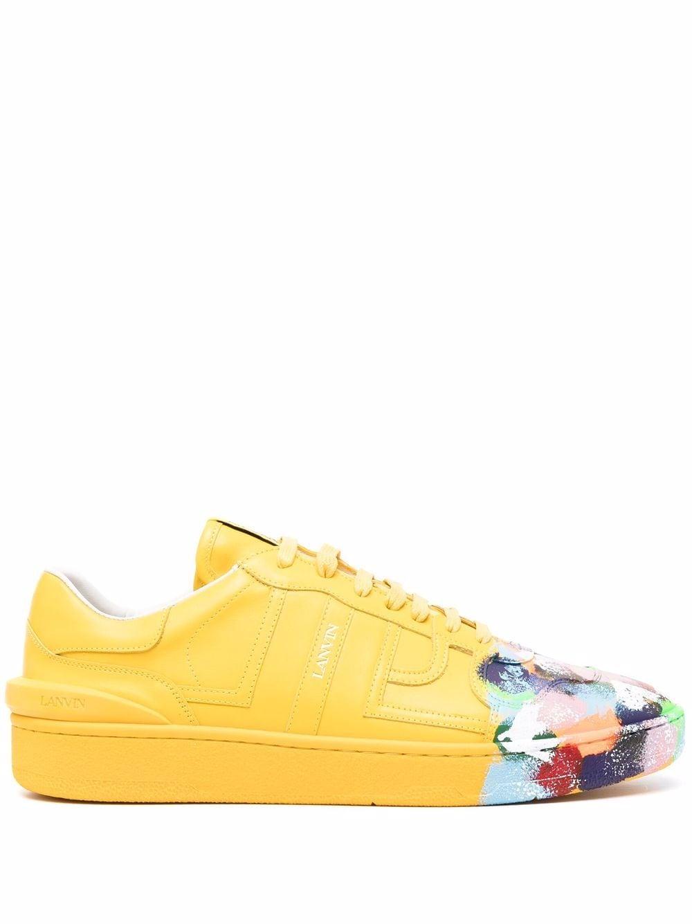 lanvin yellow sneakers