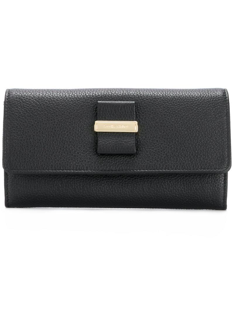See By Chloé Leather Rosita Long Flap Wallet in Black | Lyst