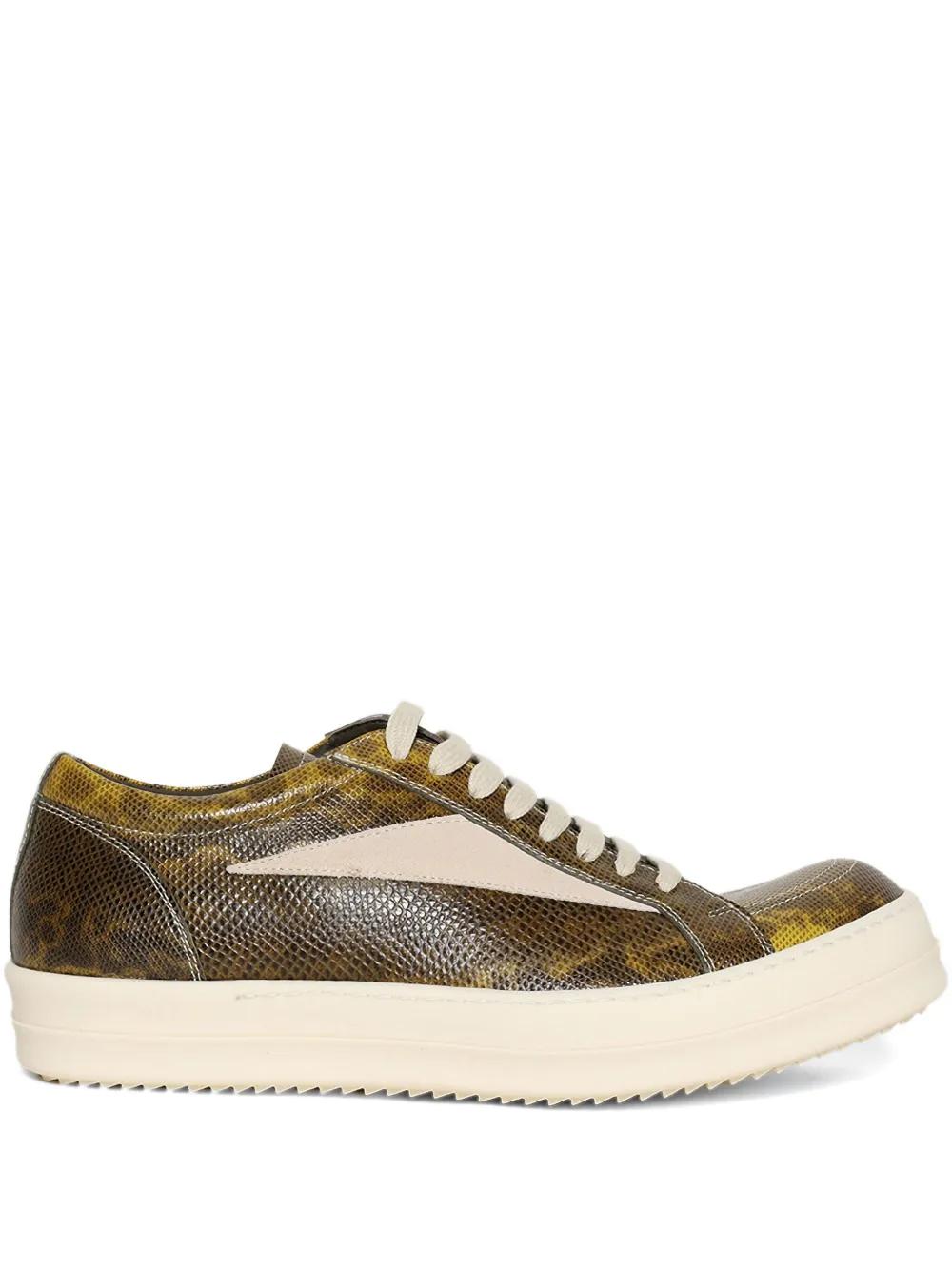 関税込【RICK OWENS】トープ Hollywood ローカットスニーカー RICK OWENS - SHOES - Rick Owens
