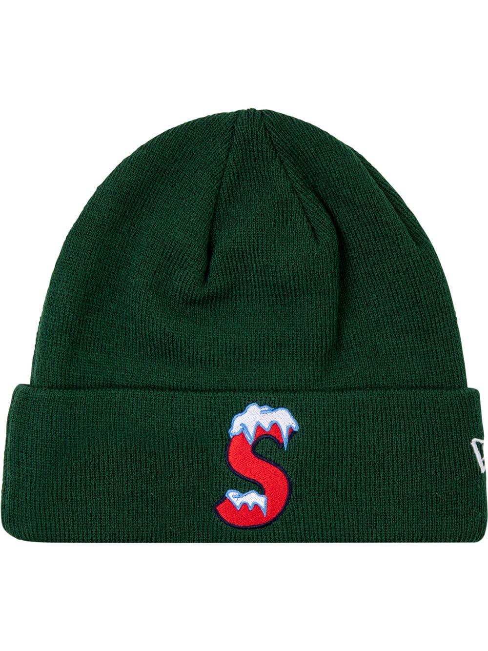 Supreme Baumwolle New Era Beanie mit S-Logo in Grün für Herren | Lyst DE
