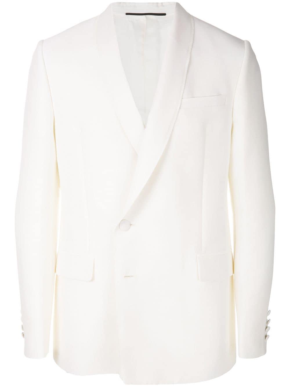 Giacca con collo sciallato da Uomo di Givenchy in Bianco - Lyst