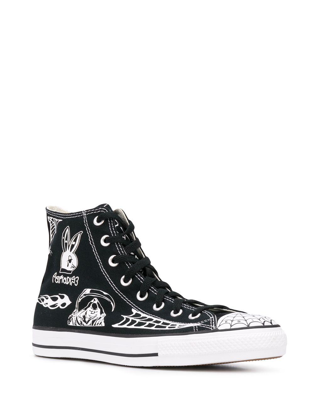 Converse Spiderweb Print Chuck Taylor Sneakers in Black for Men | Lyst