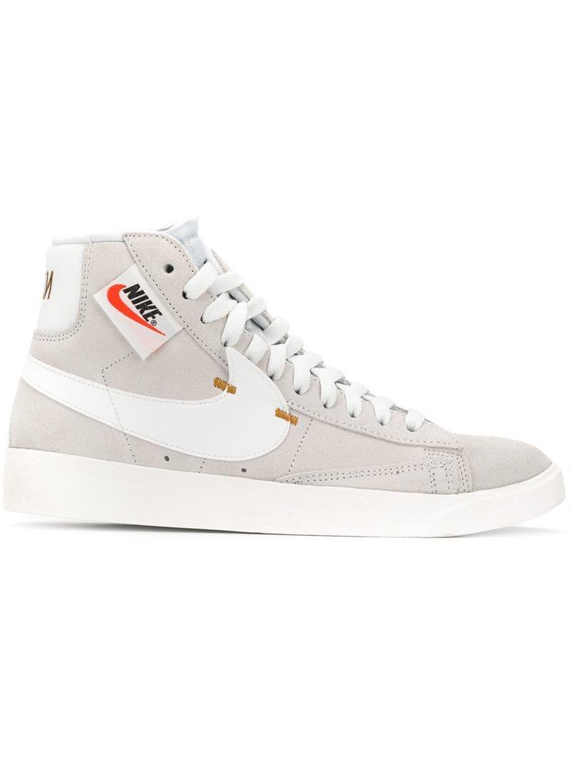 nike blazer mid rebel grey