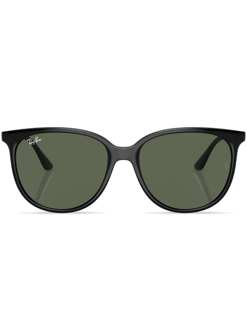 Ray-Ban Tinted-lenses Square-frame Sunglasses in Green | Lyst