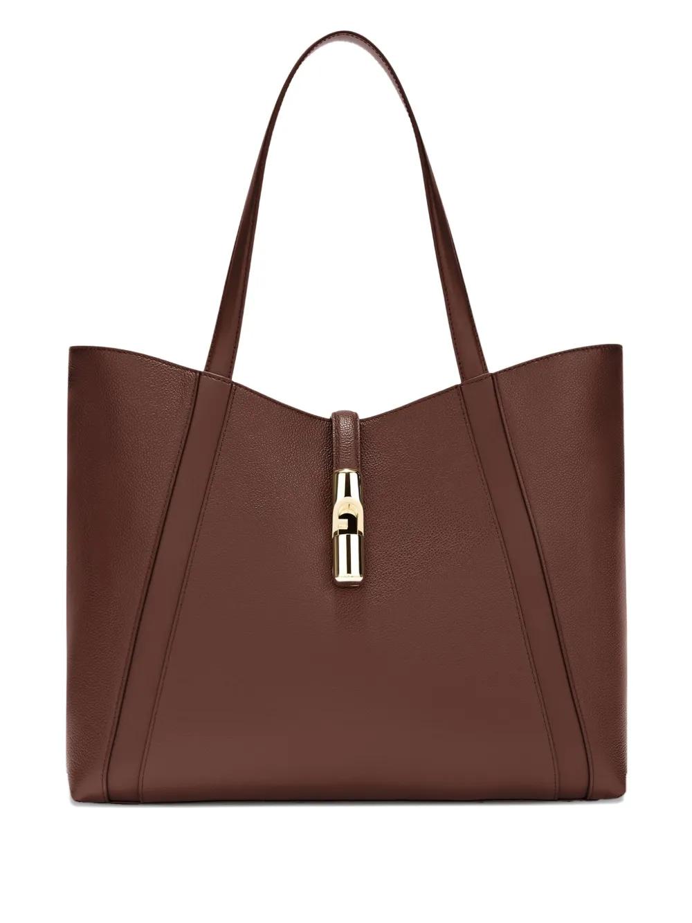 HOT Furla Tote Bag Sac Cabas Furla Furla Curved-Panel Clasp