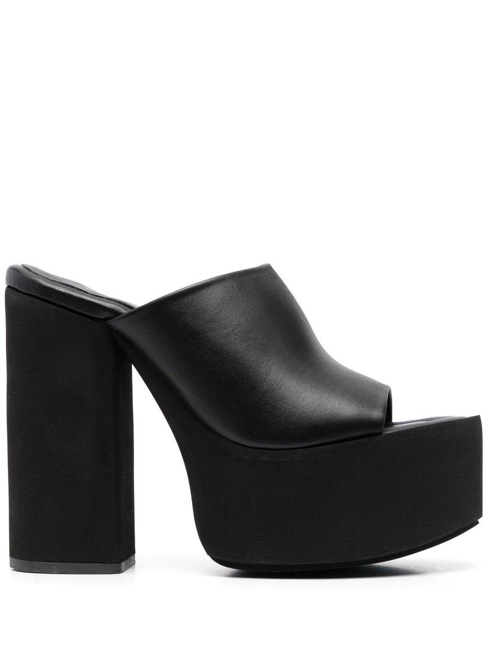 Paloma Barceló Evanthe Leather Mules in Black | Lyst