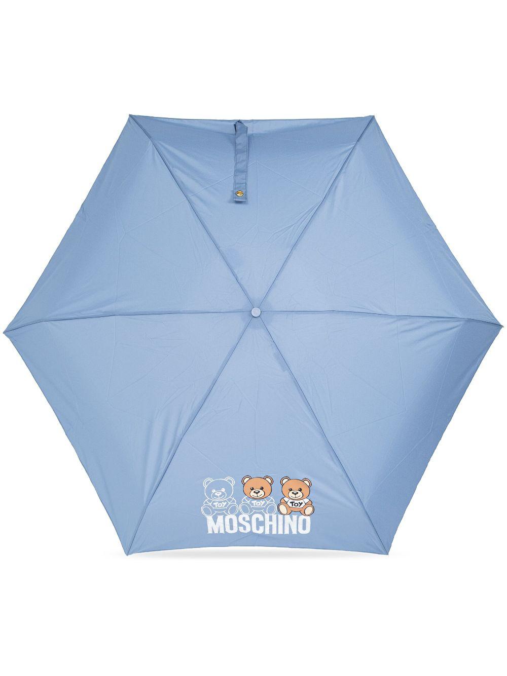 Moschino Logo-print Umbrella ブルー | Lyst