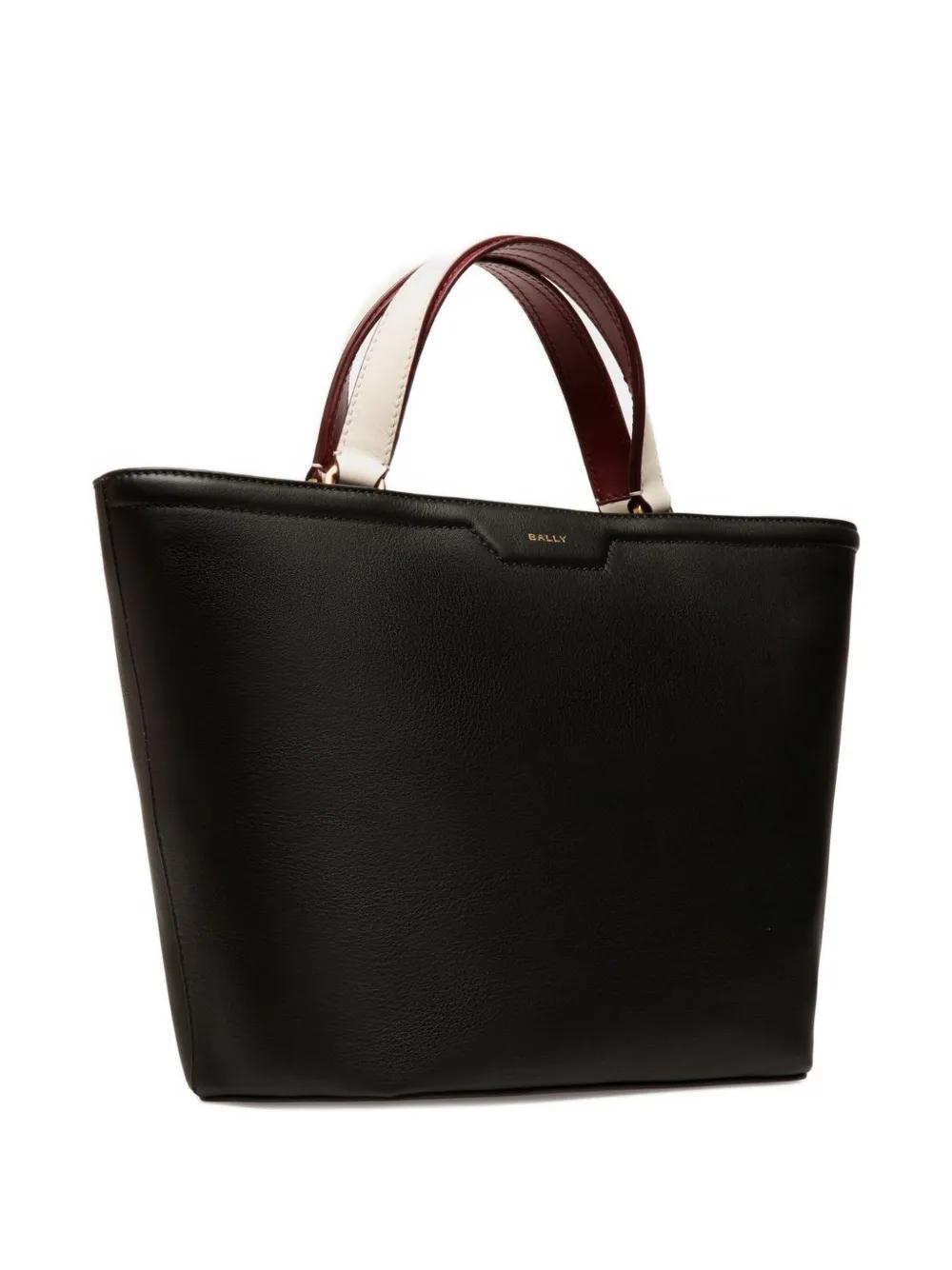 【送料&関税込】Bally Top Handle Tote Bag Bally Layka Leather Tote Bag | Black | FARFETCH