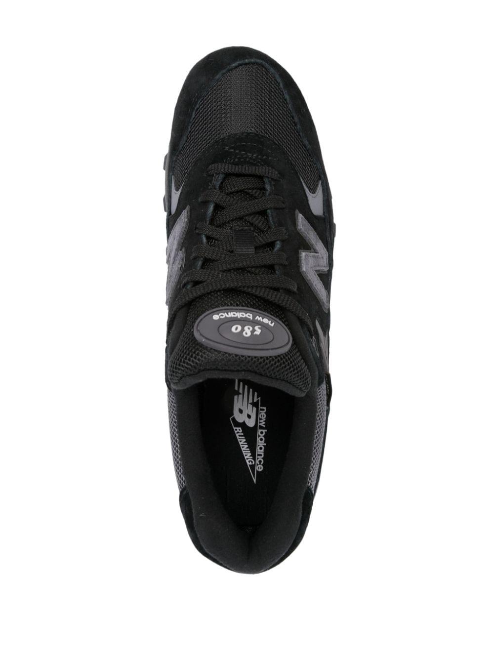 New Balance 580 Leather Sneakers in Black for Men Lyst UK